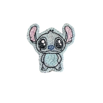 Blue Glitter Alien Feltie