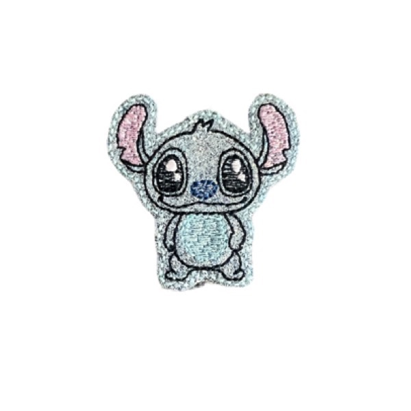 Blue Glitter Alien Feltie