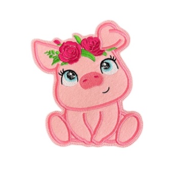 Large Pig Feltie