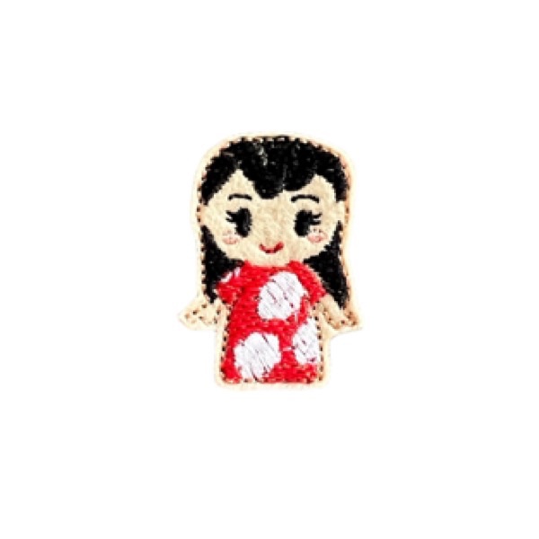 Hawaiian Little Girl Feltie