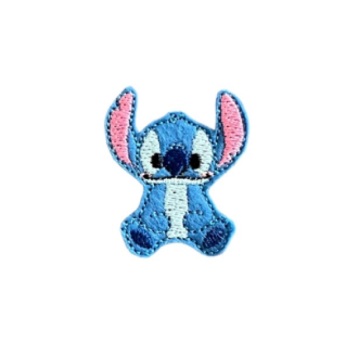 Sitting Blue Alien Feltie