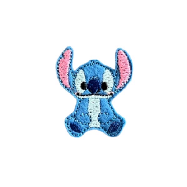 Sitting Blue Alien Feltie
