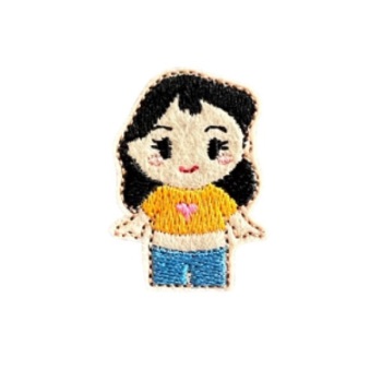 Girl In Jeans Feltie