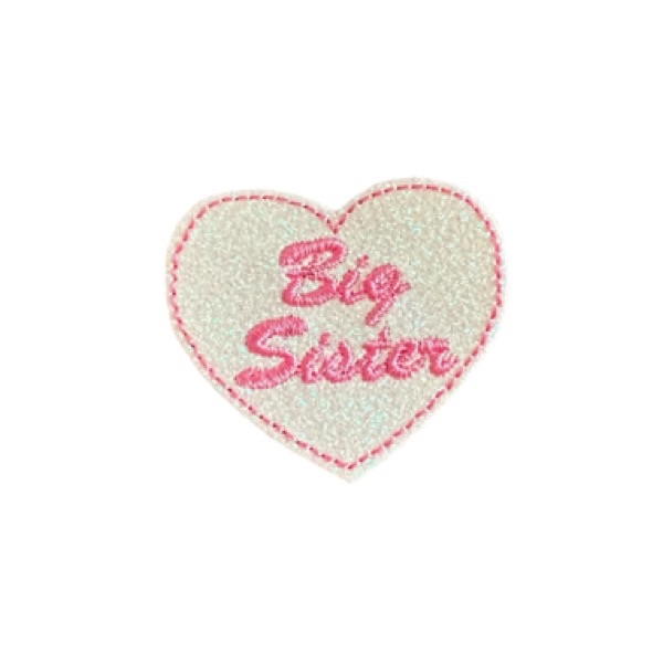 Big Sister Heart Feltie
