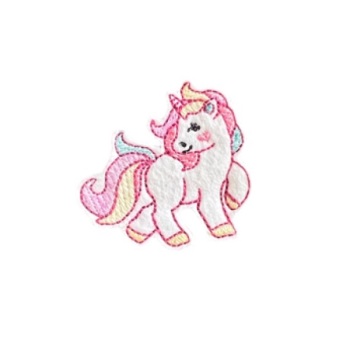Unicorn Full Body Feltie Pastel