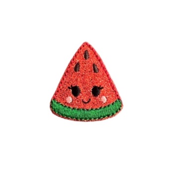 Cute glitter watermelon feltie