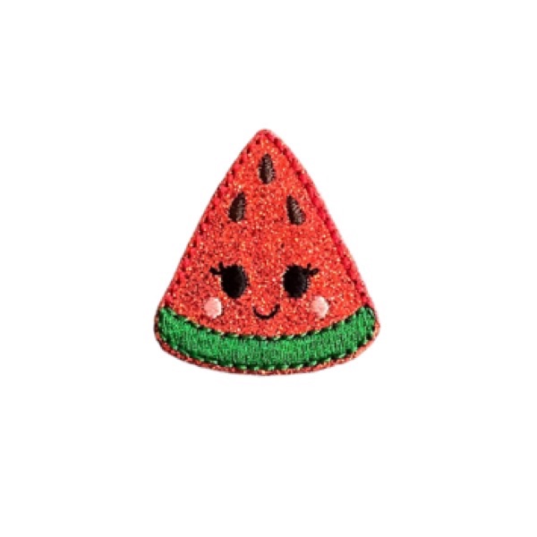 Cute glitter watermelon feltie