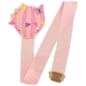 Hot Air Balloon Bow Holder Feltie Pink