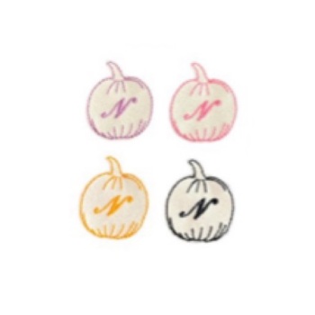 Initial Pumpkin Feltie