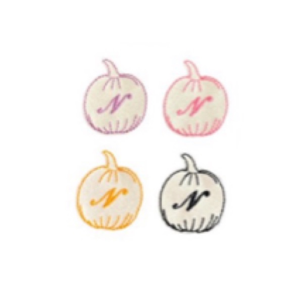 Initial Pumpkin Feltie