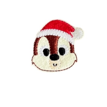 Santa Chipmunk Feltie