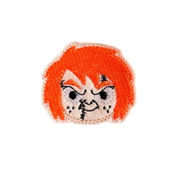 Evil Doll Head Feltie