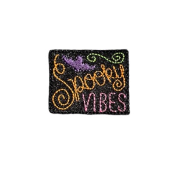 Spooky Vibes Feltie Black
