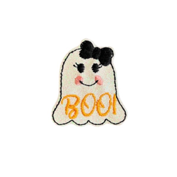 Glam Boo Ghost Feltie Black