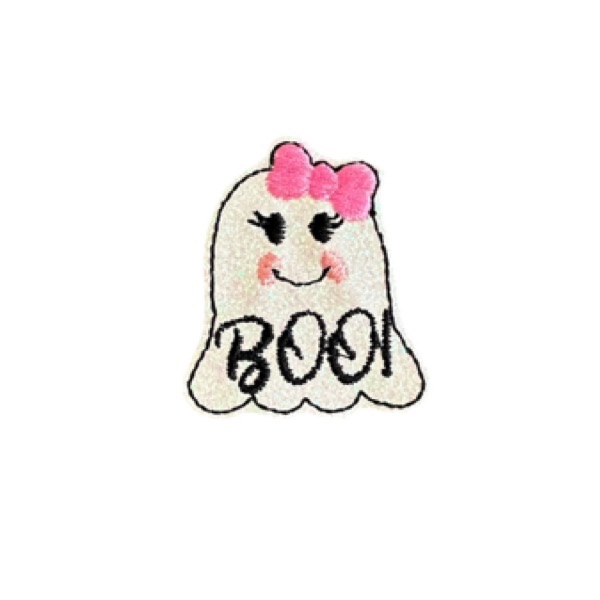 Glam Boo Ghost Feltie Pink
