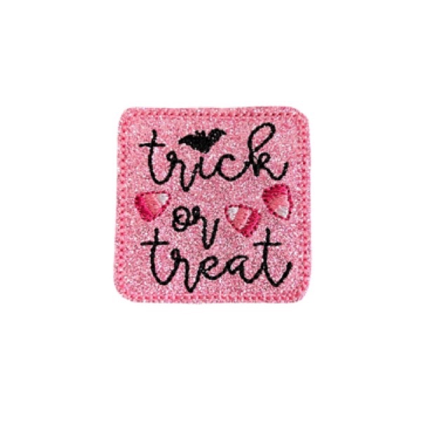 Trick or Treat Feltie Pink