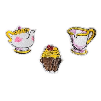 Tea Set Feltie Trio