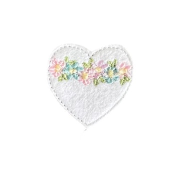 Floral Heart Feltie Pastel