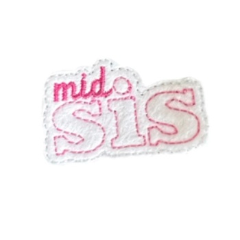 Mid Sis Feltie White