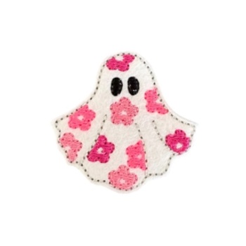 Flower Ghost Feltie Pink