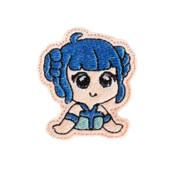 Blue Girl Feltie
