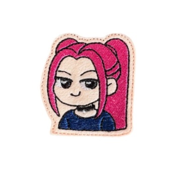 Pink Girl Feltie
