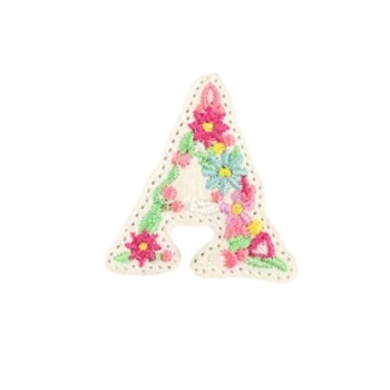 1.5” flower initial Feltie