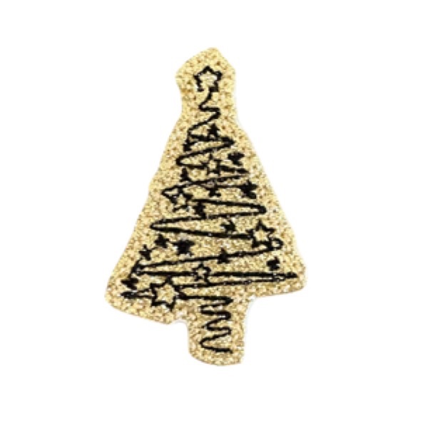 Gold Star Xmas Tree Feltie