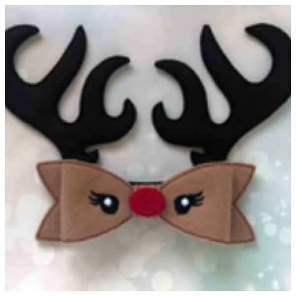 Felt Reindeer Bow Parts