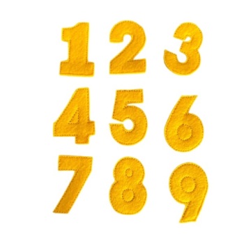 Number felties felt