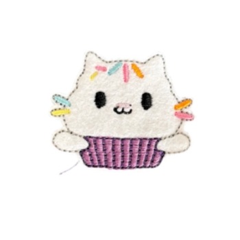 Cupcake kitty Feltie