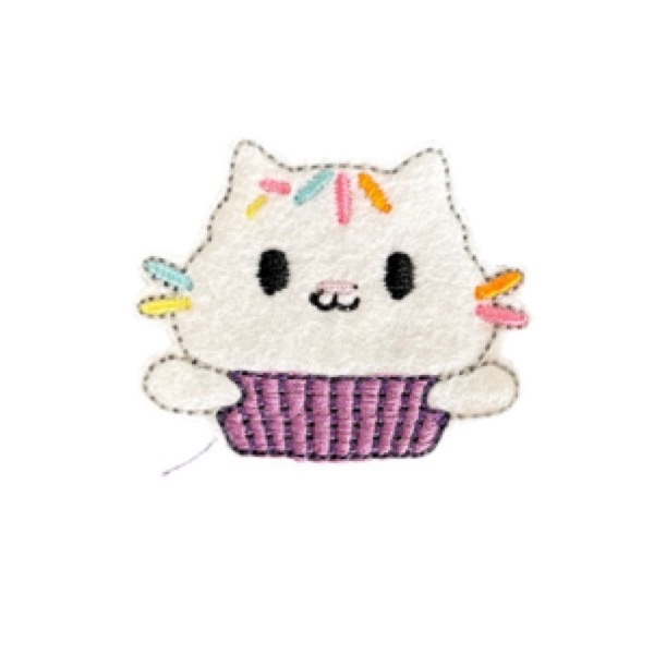 Cupcake kitty Feltie