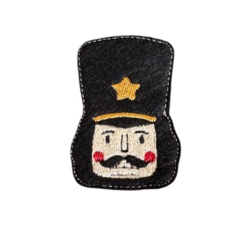 Nutcracker head Feltie black