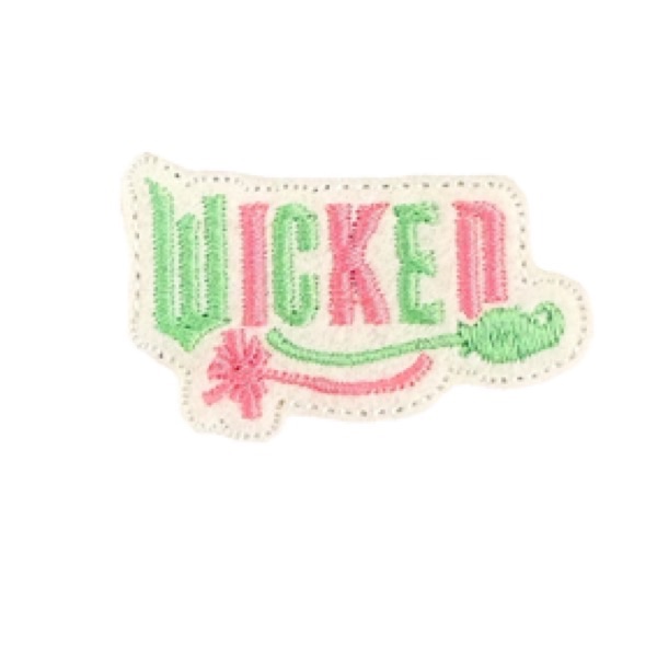 Wicked pink & green Feltie