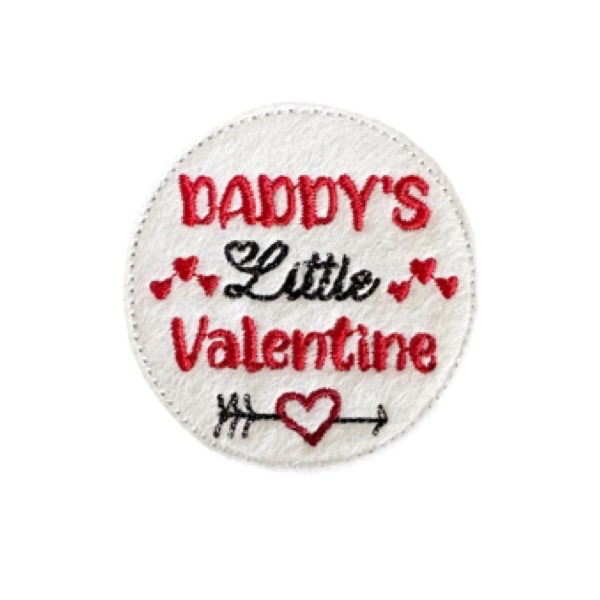 Daddy’s little Valentine Feltie