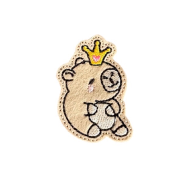 Princess capybara Feltie