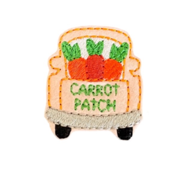 Carrot Patch Truck Feltie