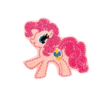 Pink pony feltie