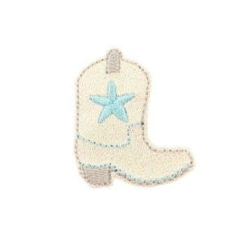 Cowboy boot Feltie blue