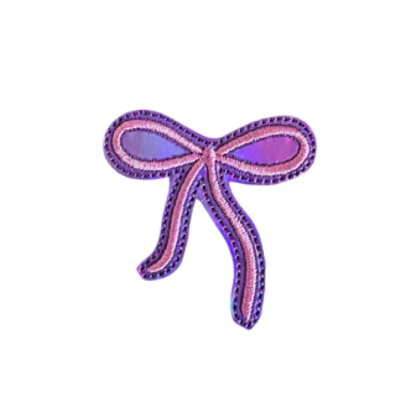 Bow Feltie purple