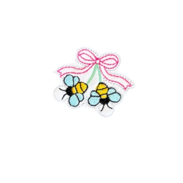 Bee bow feltie