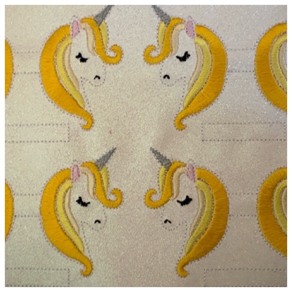 Unicorn tail bow parts yellow