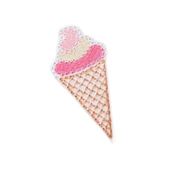 Pink ice cream cone
