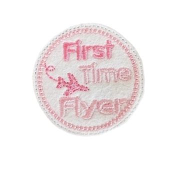 My first time flyer Feltie pink
