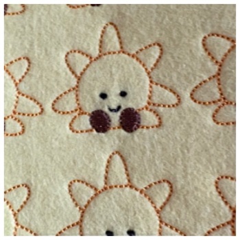 Jelly cat sun feltie