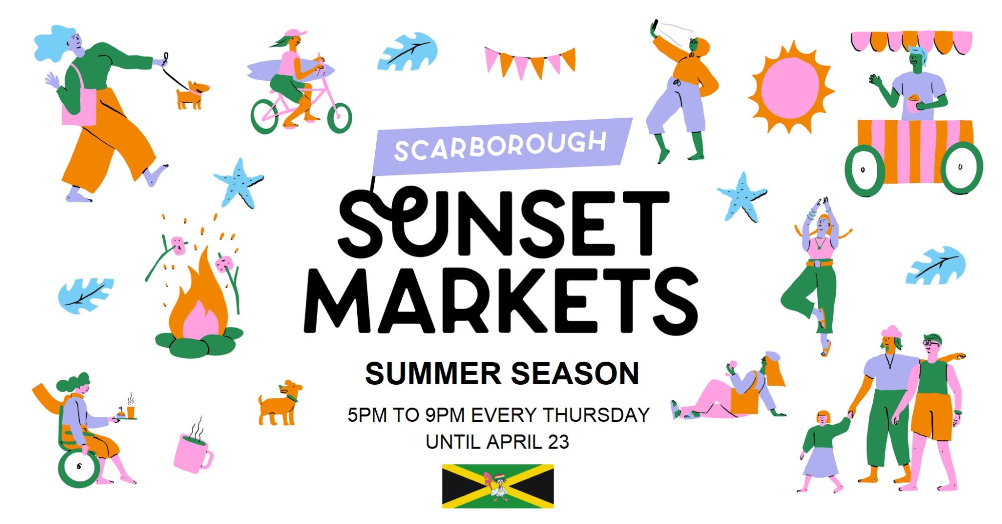 Sunset Markets Scarborough With Kazz's Jamaican Kitchen