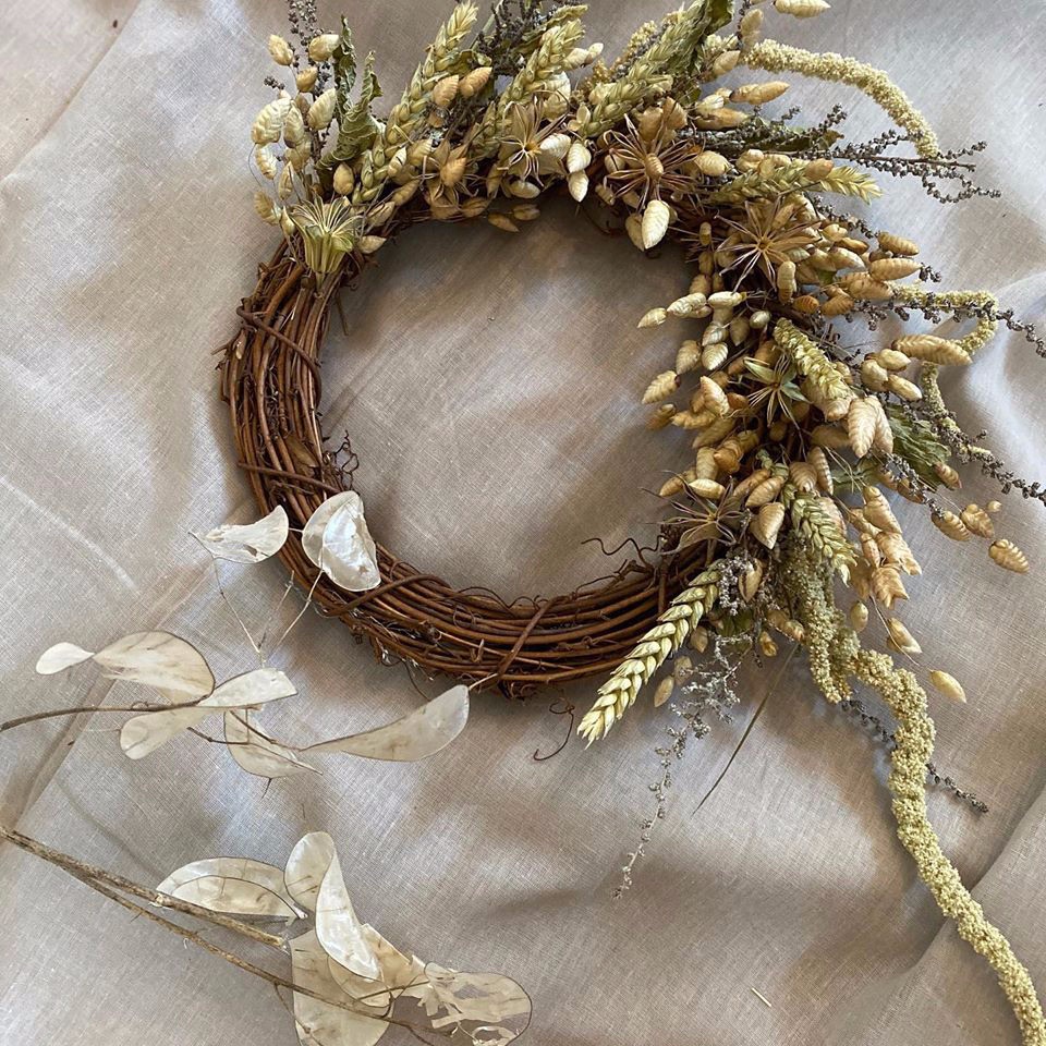 Seed and Thistles wreath
