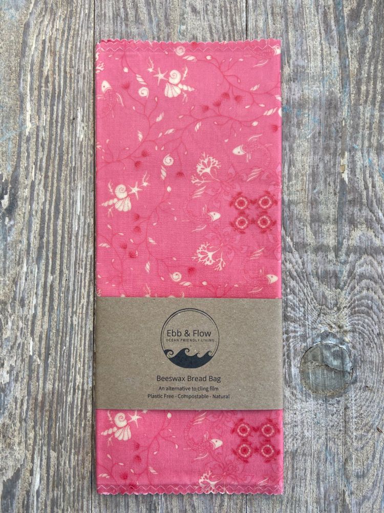 Bread Bag - Japanese Koi - Pink