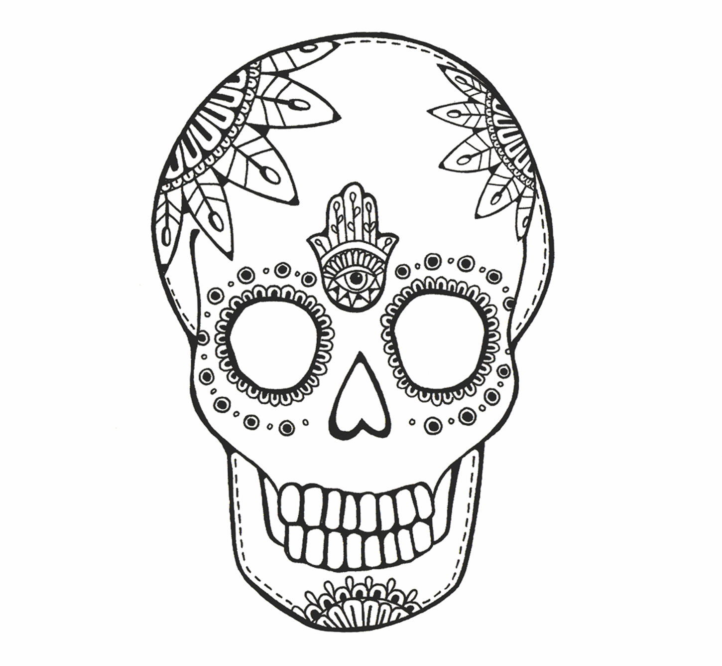The final Xander Kostroma skull logo