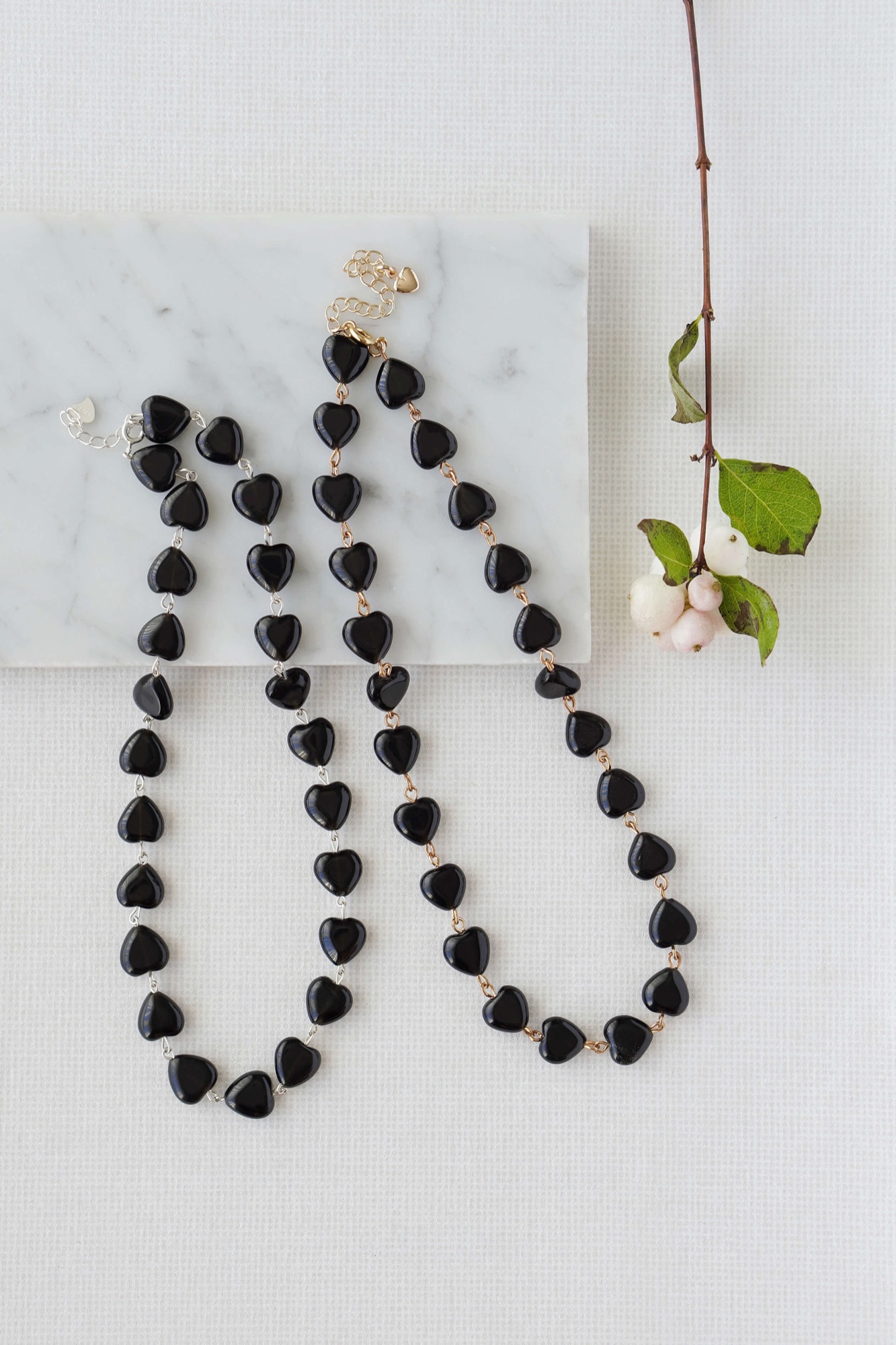 Black Obsidian Choker Necklace by Xander Kostroma